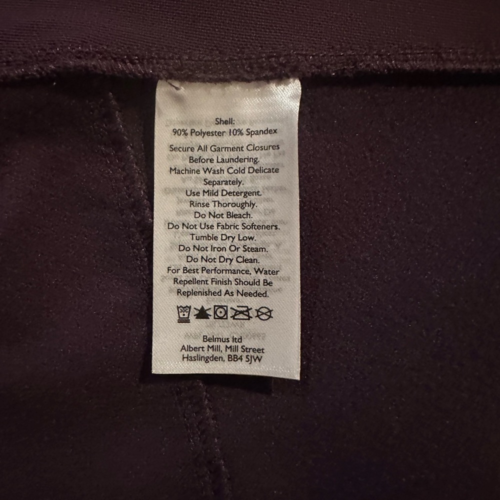 Eddie Bauer Women's Deep Purple Sandstone Backbone Shell Windbreaker Jacket XL - Picture 6 of 7